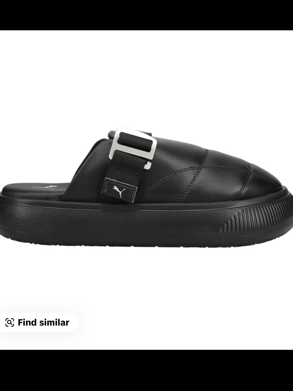 new‎ PUMA Womens Suede Mayu Platform Mules Sneakers Shoes Casual - Black